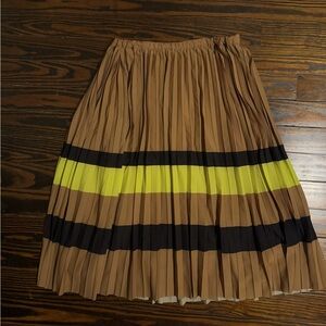 Gently worn Meave by Anthropologie pleated midi skirt, 1x